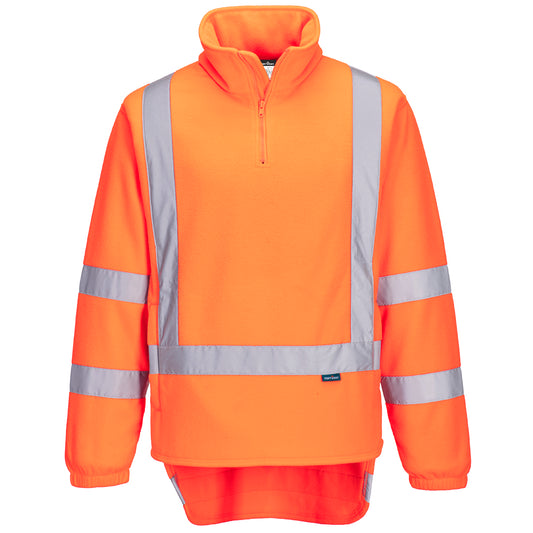 TTMC-W17 Hi-Vis X Back 1/4 Zip Polar Fleece - TM601 - Portwest-0