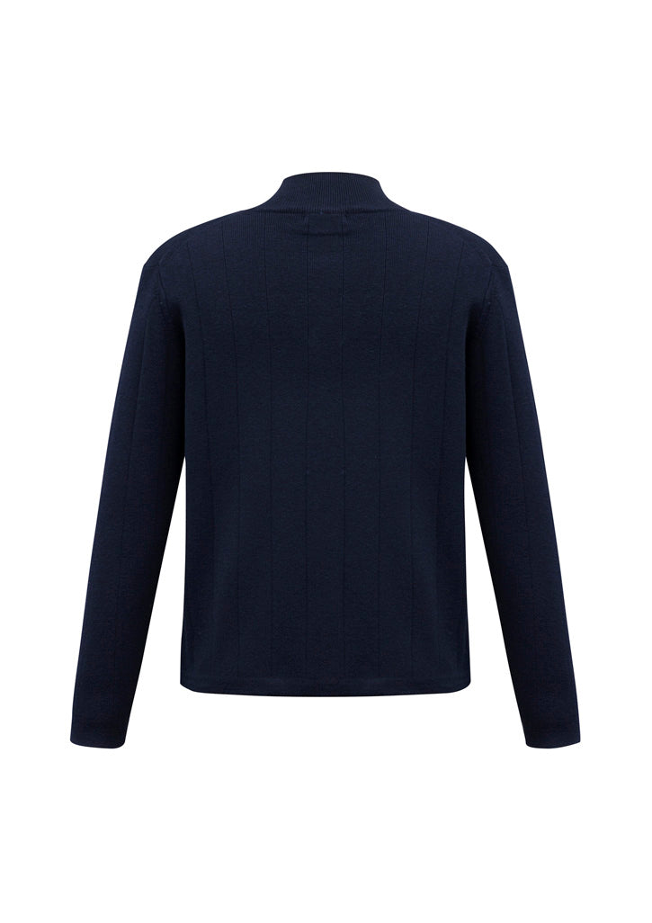Biz Collection WP10310 80/20 Mens Wool Pullover in Navy - back view
