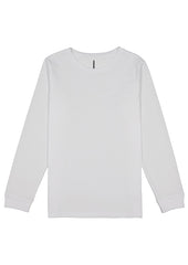 Basis Youth Long Sleeve Tee - X1002Y in White