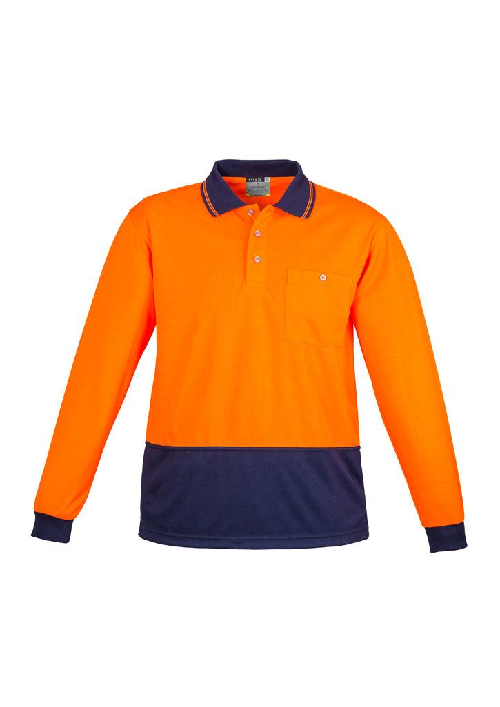 Unisex Hi Vis Basic Long Sleeve Polo - ZH232 - syzmik-5