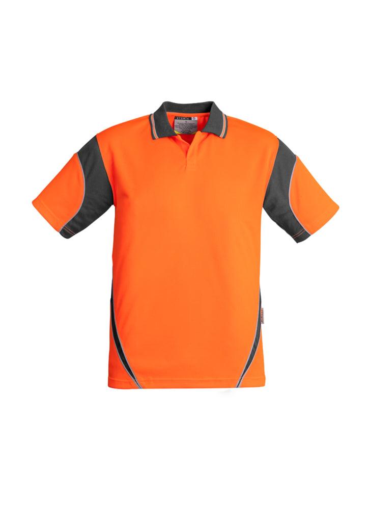 Mens Hi Vis Aztec Short Sleeve Polo - ZH248 - syzmik-2