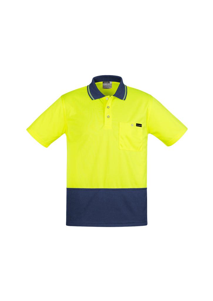 Mens Hi Vis Comfort Back Short Sleeve Polo - ZH415 - syzmik-2