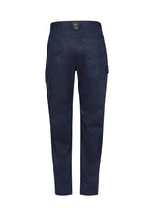 Syzmik ZP145S Mens Summer Cargo Pant (Stout) in Navy - back view