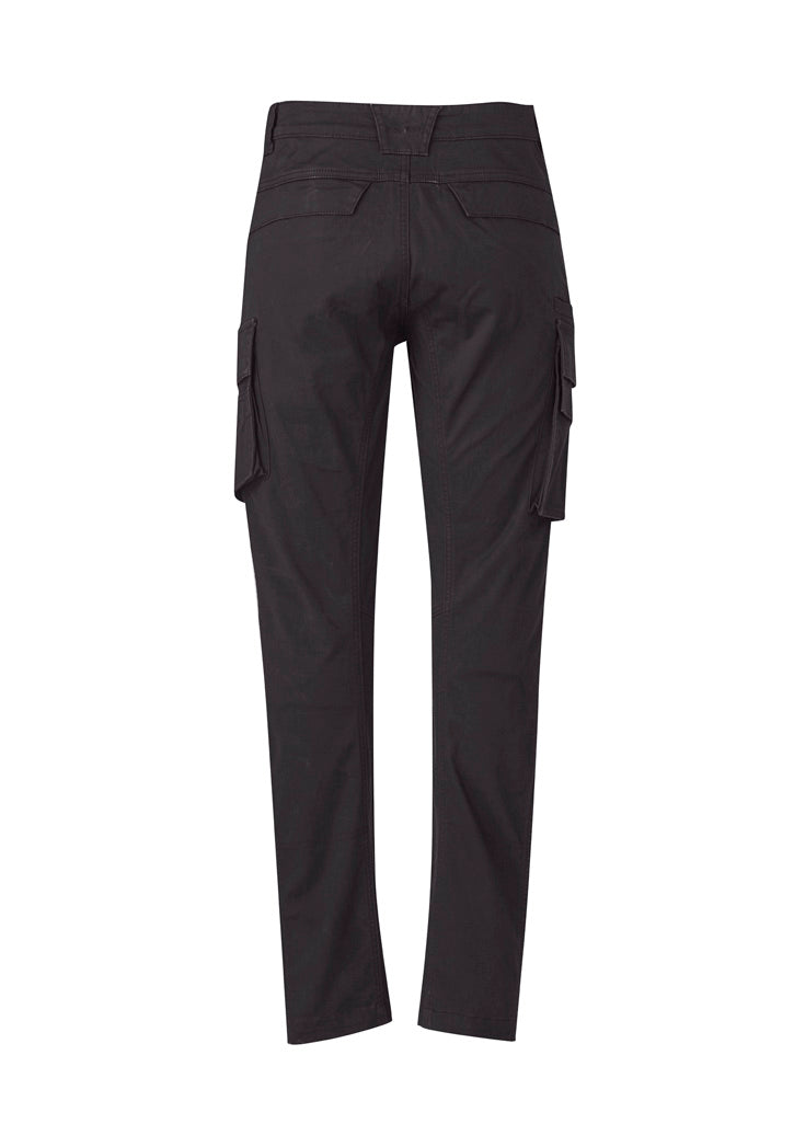 Syzmik ZP360 Mens Streetworx Curved Cargo Pant in Charcoal - back view