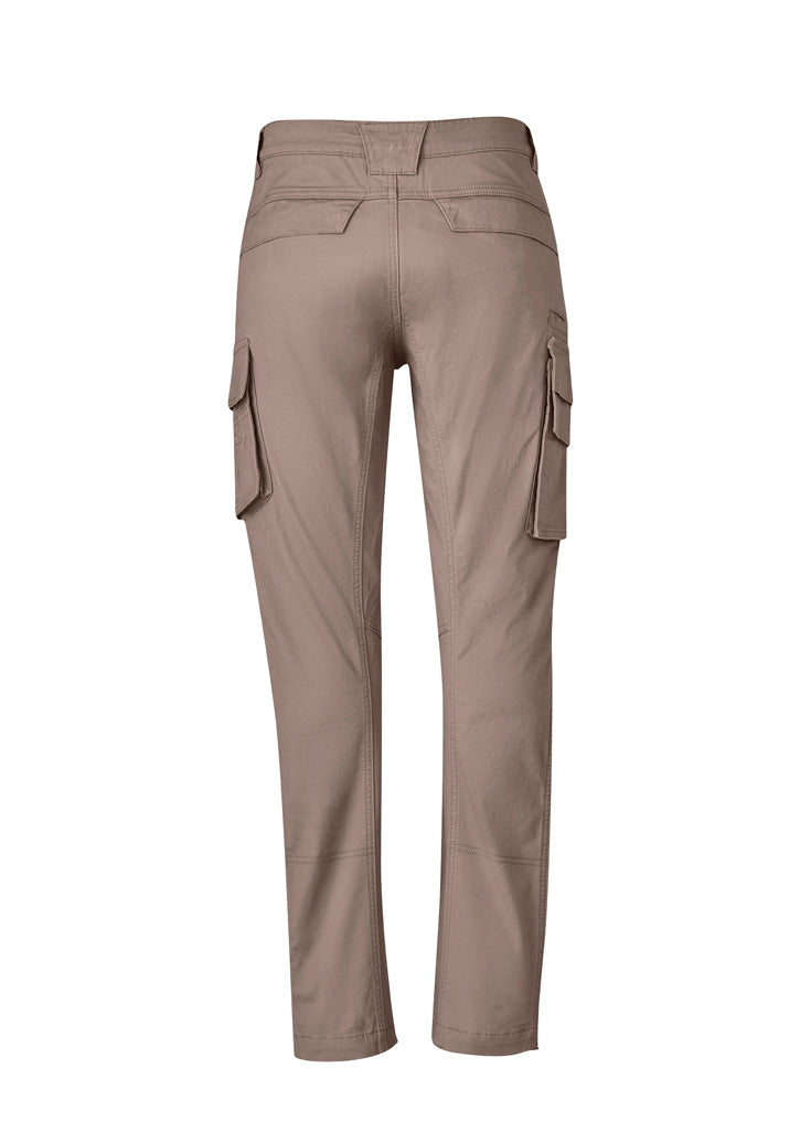 Syzmik ZP360 Mens Streetworx Curved Cargo Pant in Khaki - back view