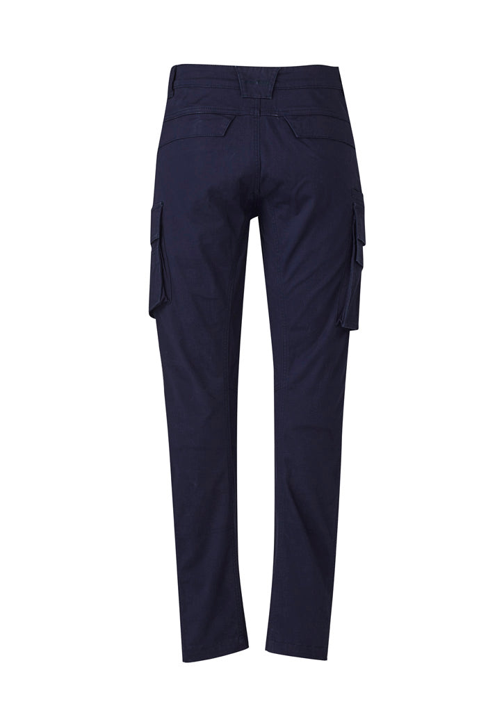 Syzmik ZP360 Mens Streetworx Curved Cargo Pant in Navy - back view