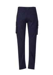 Syzmik ZP360 Mens Streetworx Curved Cargo Pant in Navy - back view