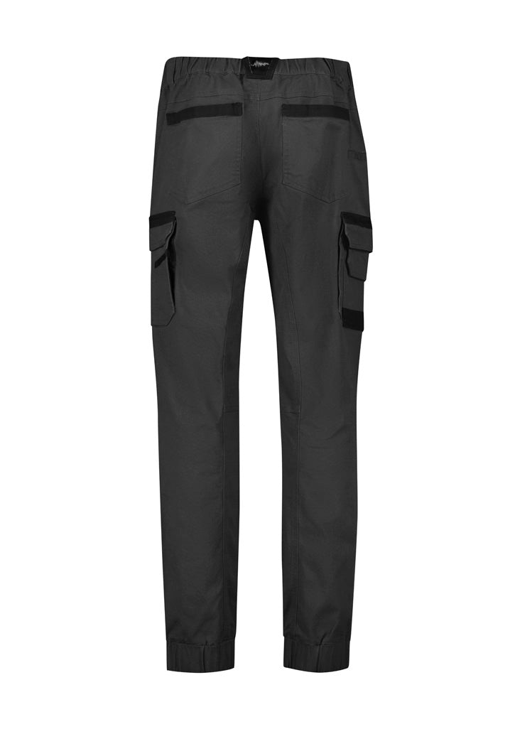 Syzmik ZP420 Mens Streetworx Heritage Pant - Cuffed in Charcoal - back view