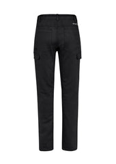 Syzmik ZP444 Mens Streetworx Comfort Pant in Black - back view