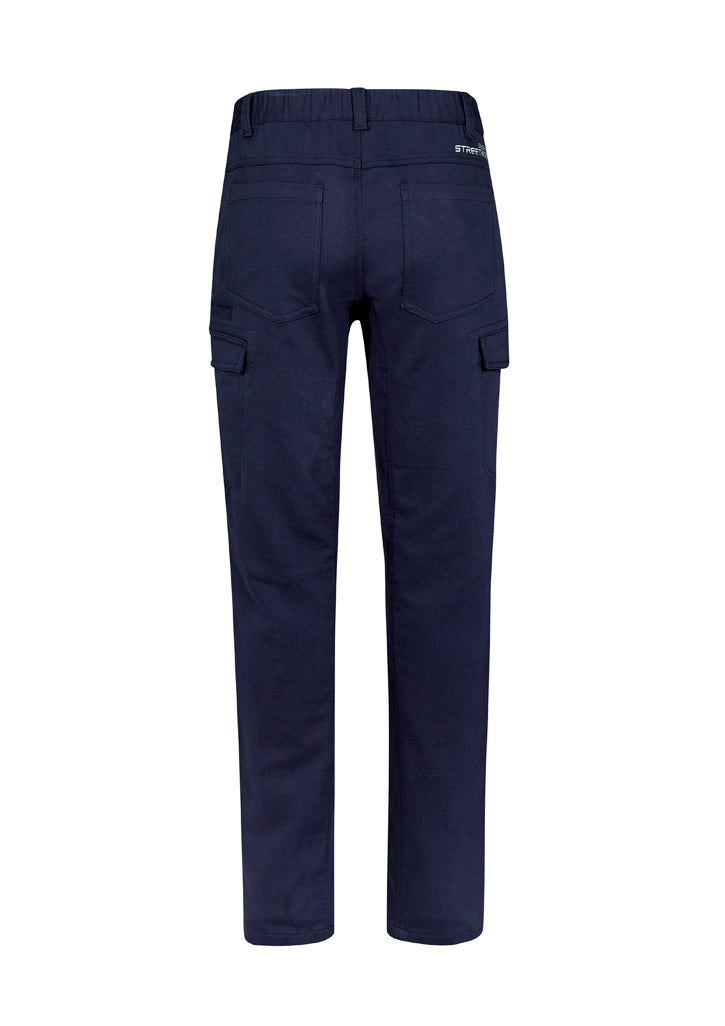 Syzmik ZP444 Mens Streetworx Comfort Pant in Navy - back view