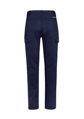 Syzmik ZP444 Mens Streetworx Comfort Pant in Navy - back view