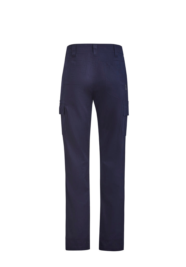 Syzmik ZP505 Mens Lightweight Drill Cargo Pant in Navy - back view