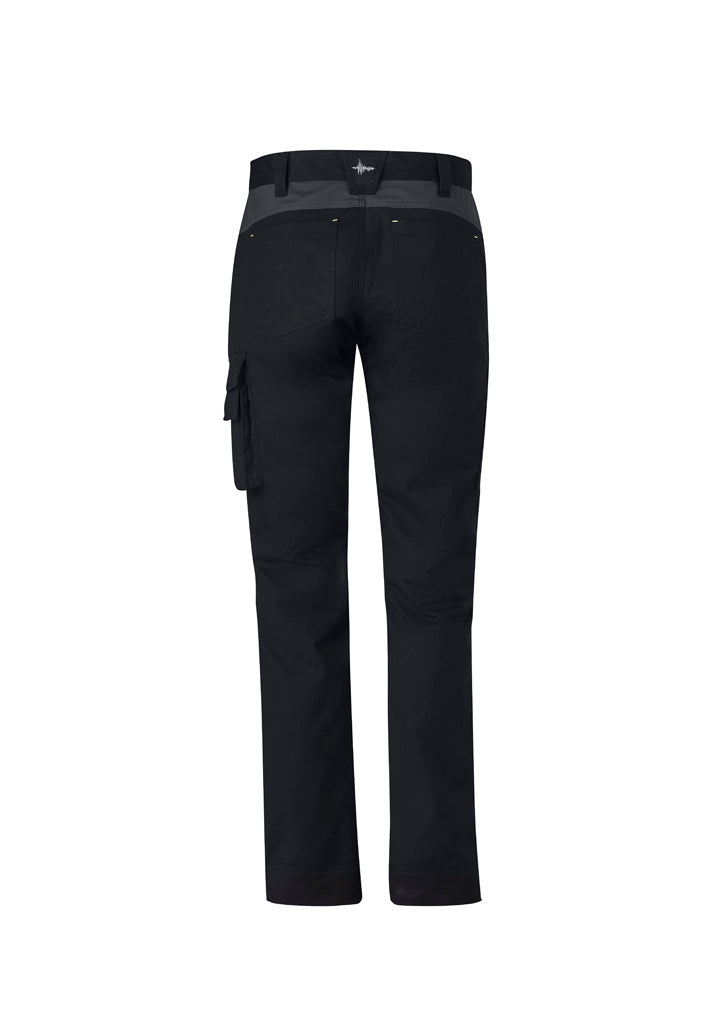 Syzmik ZP550 Mens Streetworx Tough Pant in Black - back view