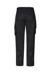Syzmik ZP604 Mens Rugged Cooling Stretch Pant in Black - back view