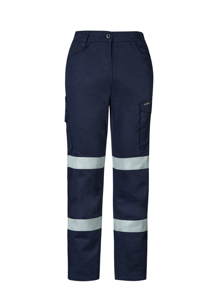 Syzmik ZP733 Womens Essential Stretch Taped Cargo Pant in Navy