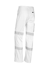Syzmik ZP920 Mens Bio Motion Taped Pant (Regular) in White - back view