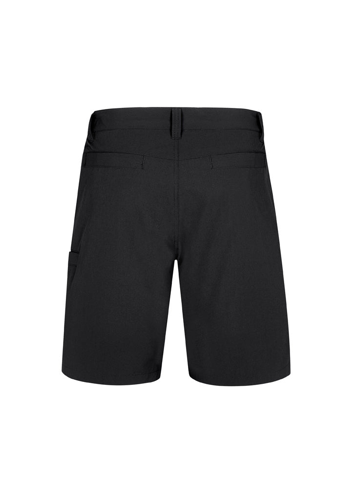 Syzmik ZS180 Mens Lightweight Outdoor Short in Black - back view