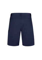 Syzmik ZS180 Mens Lightweight Outdoor Short in Navy - back view