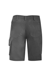 Syzmik ZS704 Womens Rugged Cooling Vented Short in Charcoal - back view