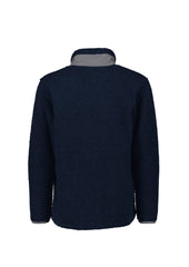Syzmik ZT285 Unisex Streetworx Full Zip Sherpa Fleece in Navy - back view
