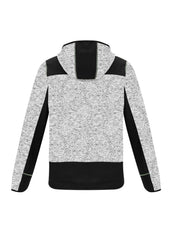 Syzmik ZT360 Unisex Streetworx Reinforced Knit Hoodie in Grey - back view