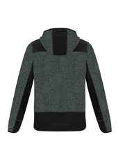 Syzmik ZT360 Unisex Streetworx Reinforced Knit Hoodie in Gunmetal - back view