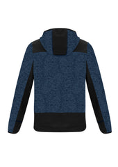 Syzmik ZT360 Unisex Streetworx Reinforced Knit Hoodie in Navy - back view