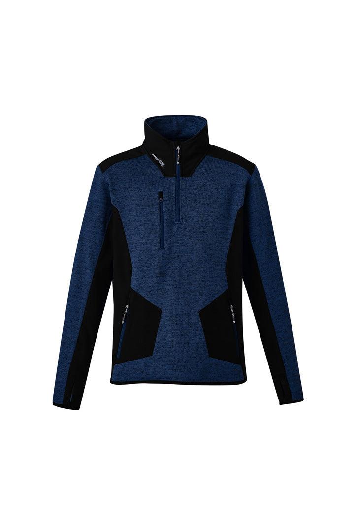 Unisex Streetworx Reinforced Knit 1/2 Zip Pullover - ZT380 - syzmik-0
