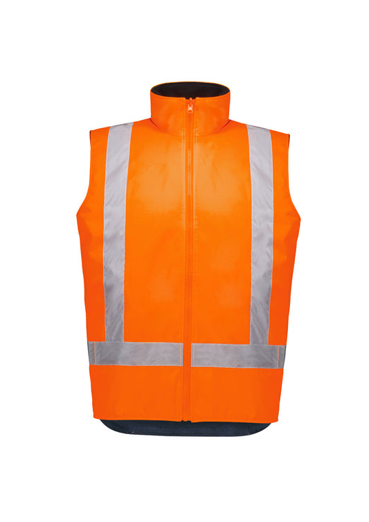 Syzmik ZV228 Unisex Hi Vis Waterproof Reversible Vest in Orange