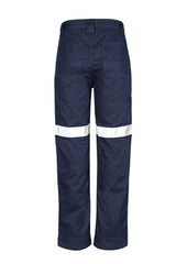 Syzmik ZW004 Mens Taped Utility Pant (Regular) in Navy - back view