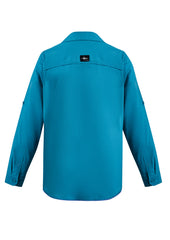 Syzmik ZW460 Mens Outdoor Long Sleeve Shirt in Diesel - back view
