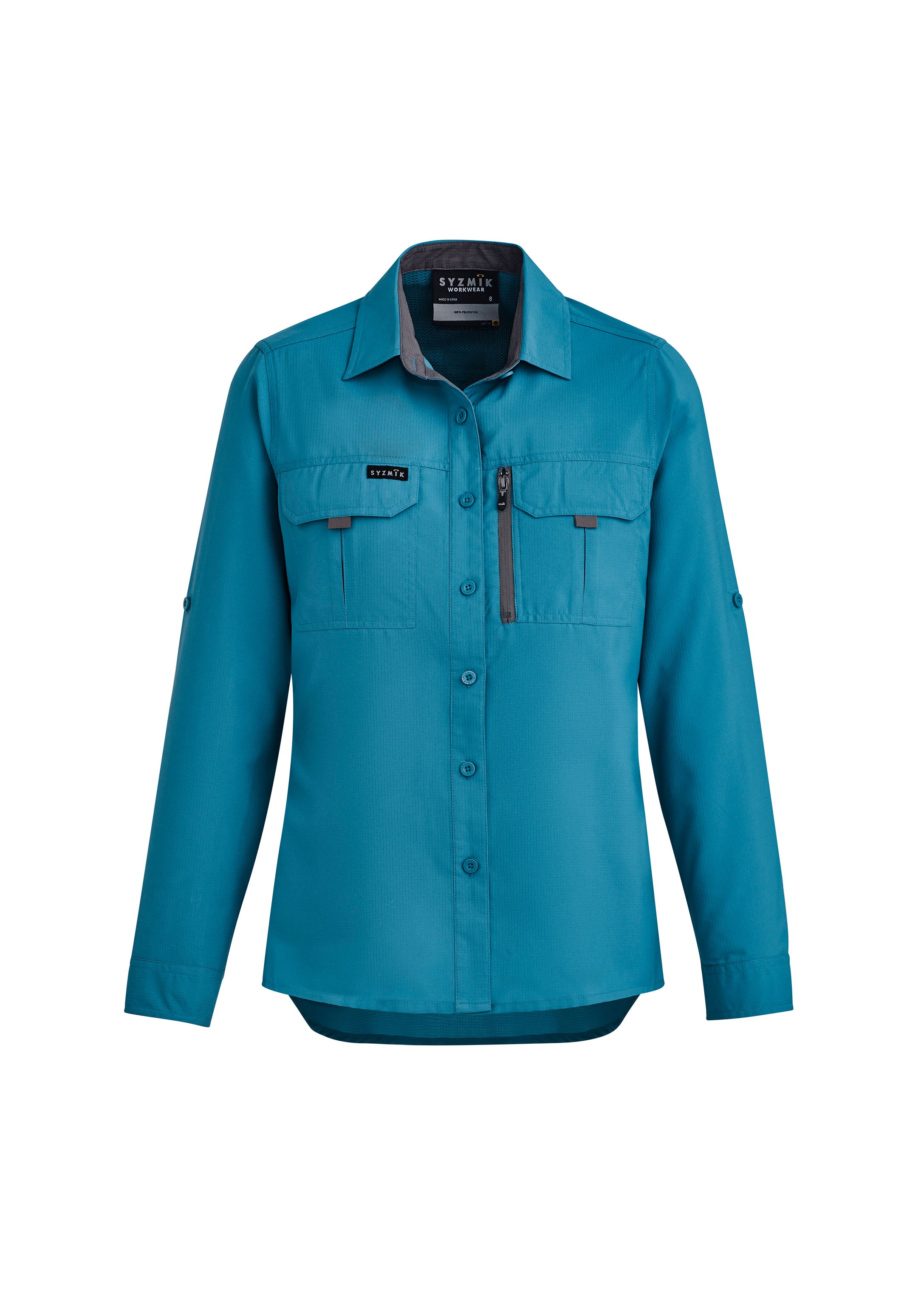 Syzmik ZW760 Womens Outdoor Long Sleeve Shirt in Diesel