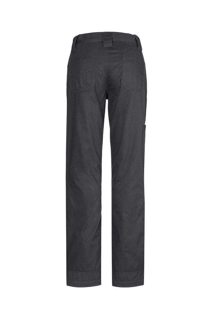 Syzmik ZWL002 Womens Plain Utility Pant in Charcoal - back view