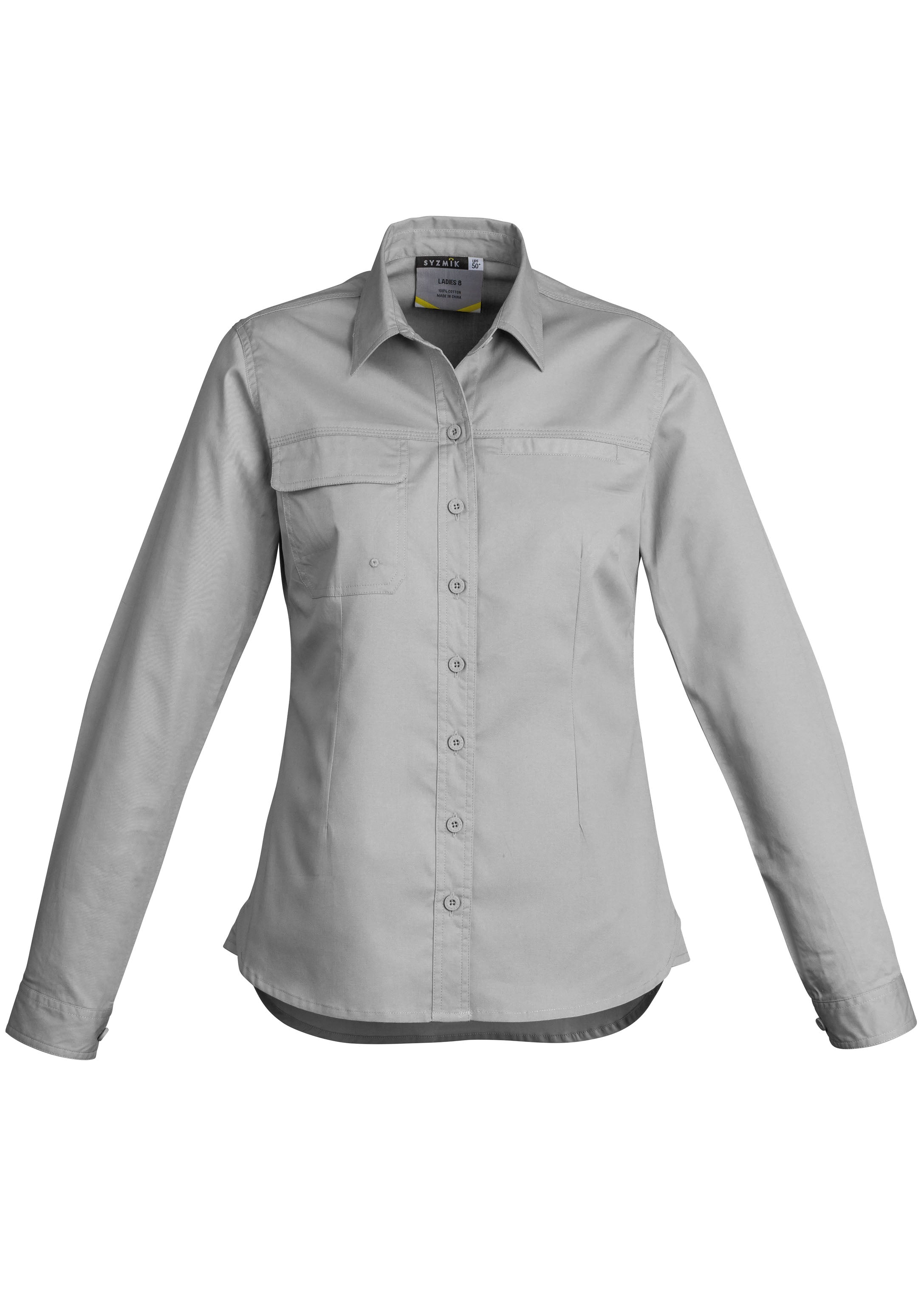 Womens Lightweight Tradie Long Sleeve Shirt - ZWL121 - syzmik-2
