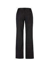Biz Corporates 10111 Cool Stretch Womens Relaxed Pant in Black - back view