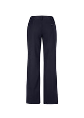Biz Corporates 10111 Cool Stretch Womens Relaxed Pant in Navy - back view