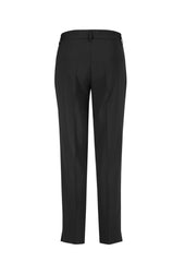 Biz Corporates 10117 Cool Stretch Womens Slim Leg Pant in Black - back view