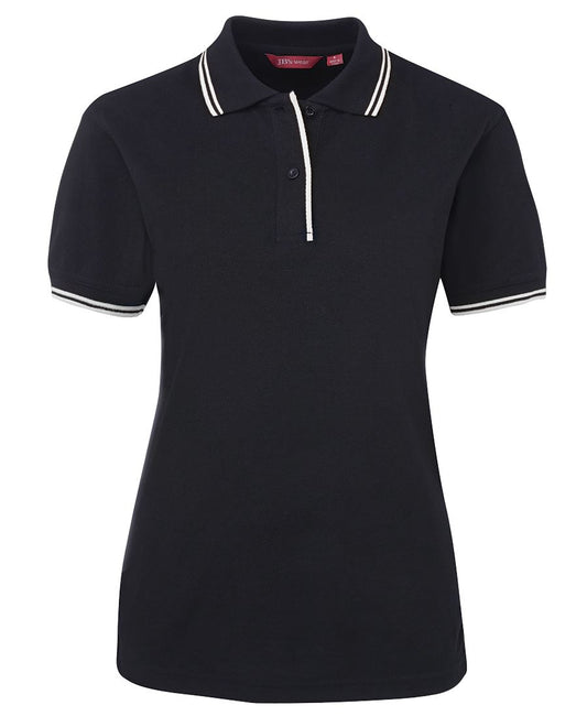 JB's LADIES CONTRAST POLO  - 2LCP