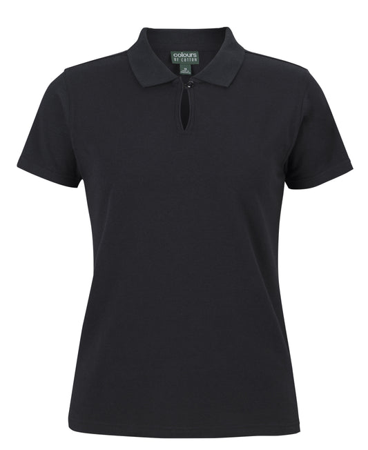 C of C LADIES COTTON S/S STRETCH POLO    - 2STS1