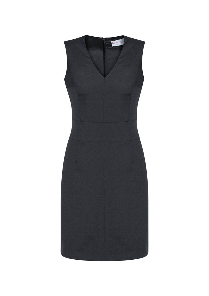 Womens Cool Stretch Sleeveless V-Neck Dress - 30121 - biz-corporates-0