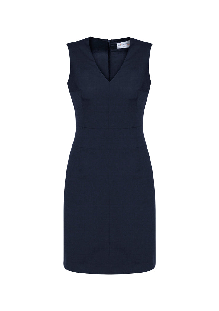 Womens Cool Stretch Sleeveless V-Neck Dress - 30121 - biz-corporates-1