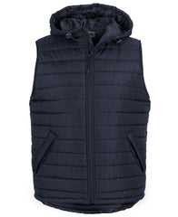 JB's HOODED PUFFER VEST   - 3AHV