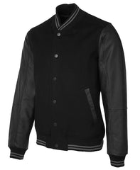 JB's ART LEATHER BASEBALL JACKET   - 3BLJ