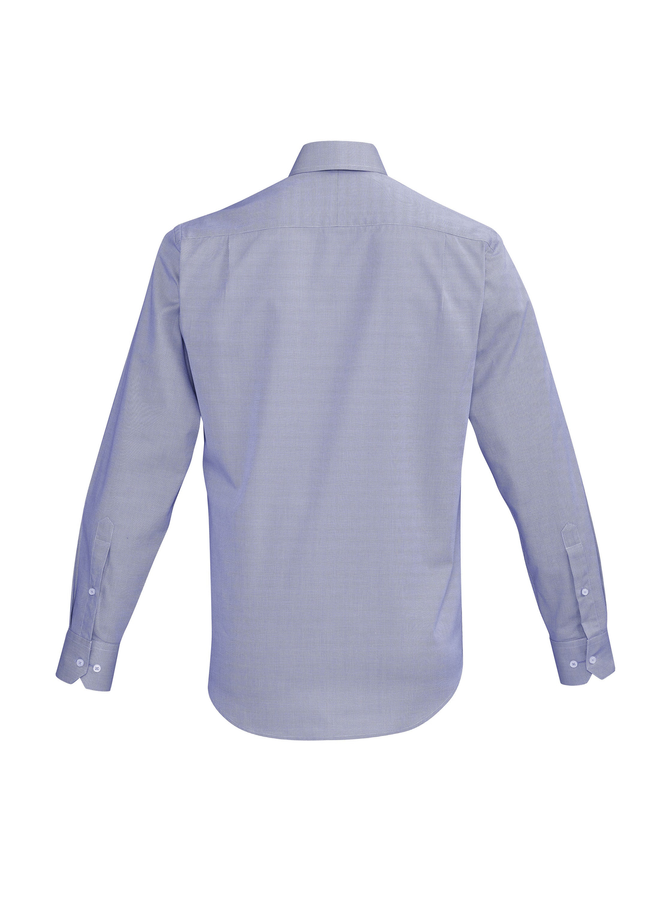 Biz Corporates 40320 Hudson Mens Long Sleeve Shirt in Patriot Blue - back view