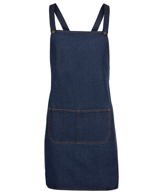 JB's CROS/S BACK DENIM APRON (WITHOUT STRAP)  - 5ACBD