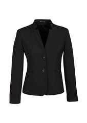 Womens Comfort Wool Stretch Short Jacket with Reverse Lapel - 64013 - biz-corporates-2