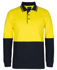 JB's HV L/S COTTON POLO   - 6CPHL