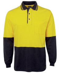 JB's HV L/S COTTON POLO   - 6CPHL