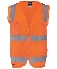 JB's HV (D+N) ZIP SAFETY VEST   - 6DNSZ