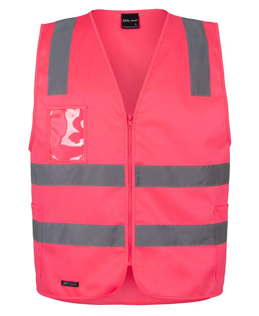 JB's HV (D+N) ZIP SAFETY VEST   - 6DNSZ